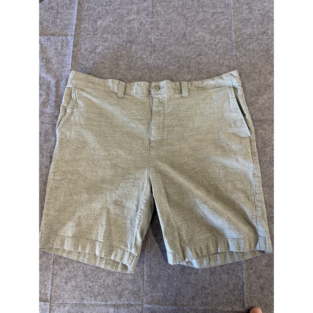 Roundtree & Yorke textured pattern hawaiian shorts, zip fly, men's 42W